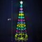 6FT Multicolor LED Animated Outdoor Christmas Tree Lightshow Decorations